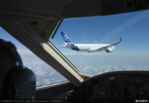 a350 vanuit de cockpit
