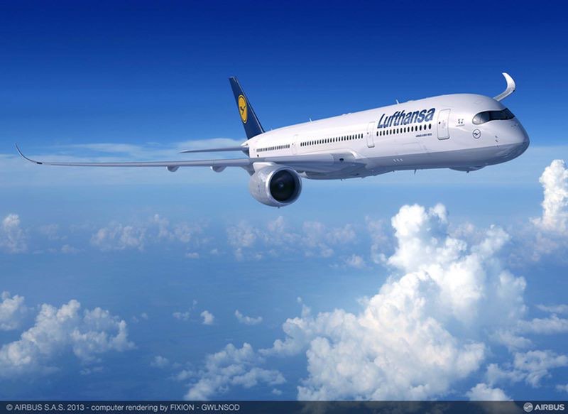 Delhi en Boston eerste A350-bestemmingen Lufthansa