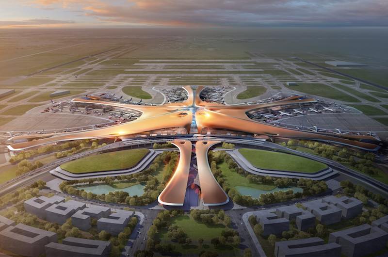 Nieuwe luchthaven Beijing 15 september klaar voor vertrek