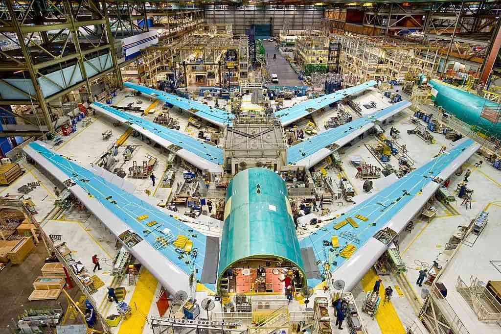 Grootste leverancier van romp voor 747-8 sluit fabriek