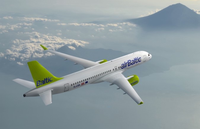 Eerste CS300 voor airBaltic is klaar