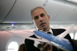 KLM_787_Welcome_Flight_11_Captain_Bauke_Schaalmodel