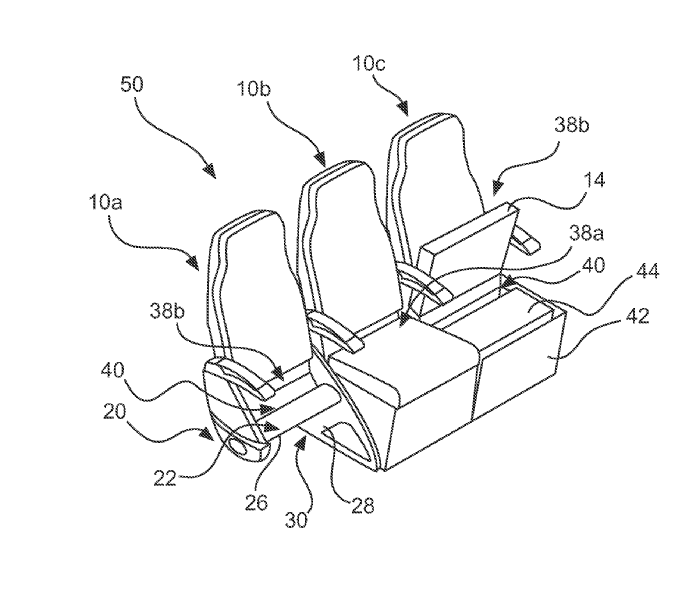 Airbus: handbagage opbergen in je stoel