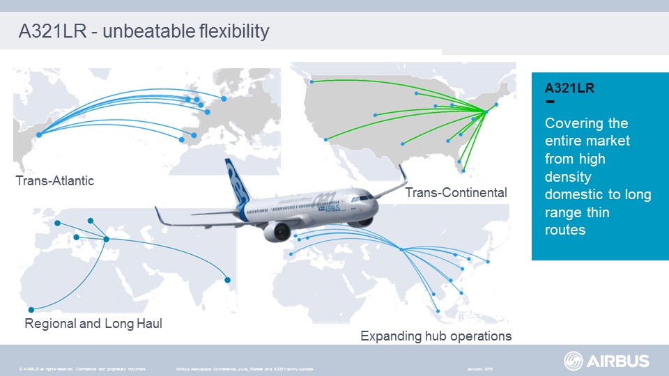Bereik A321neoLR (c) Airbus