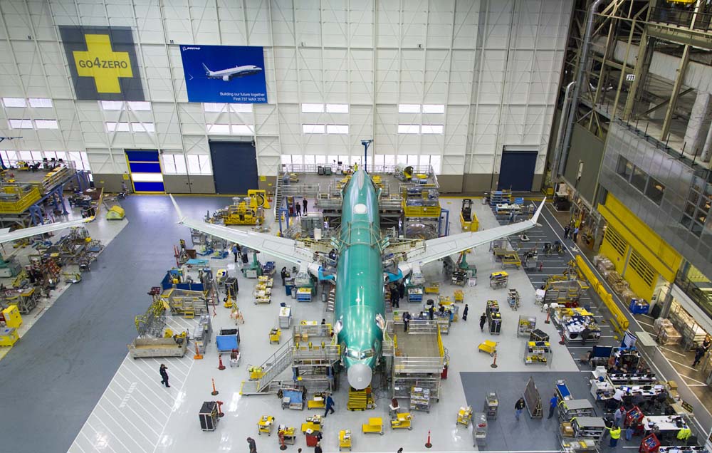 Bouw tienduizendste Boeing 737 bijna in zicht