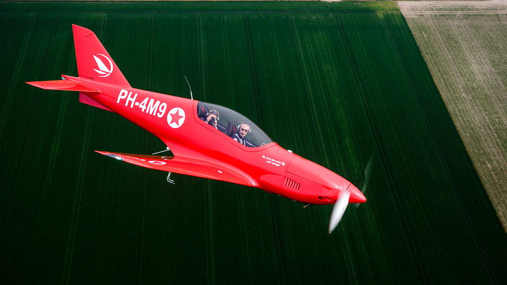 Air to air boven Flevoland (c) Lars Veling