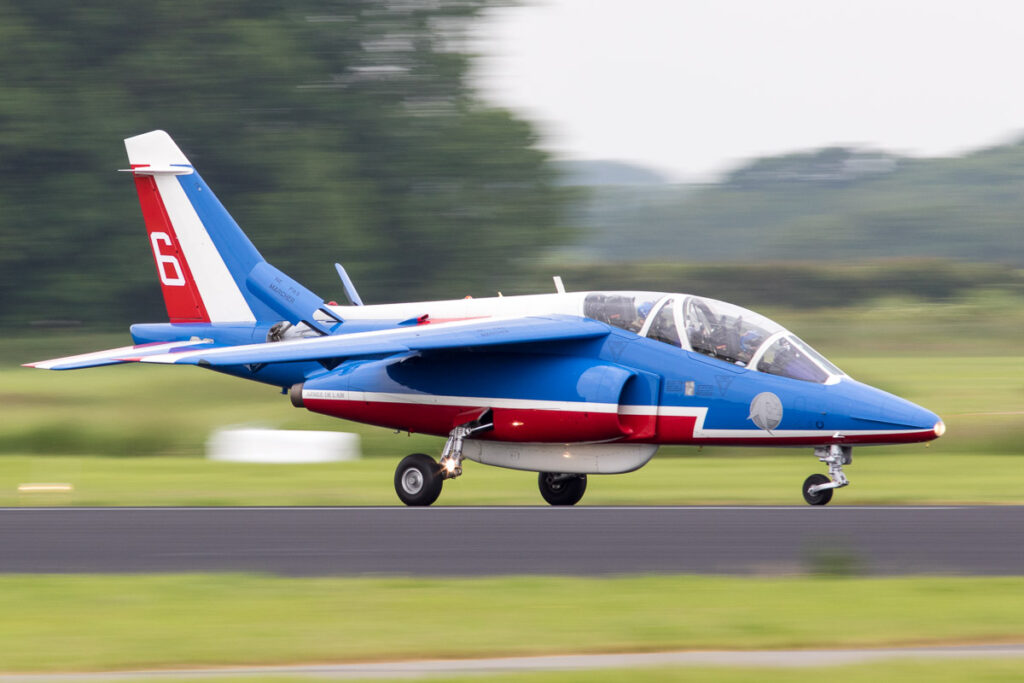 Alpha Jet van de Patrouille de France © Leonard van den Broek