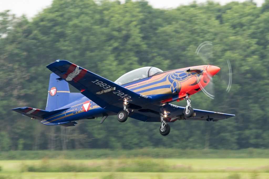 PC-7 van de Oostenrijkse luchtmacht © Leonard van den Broek