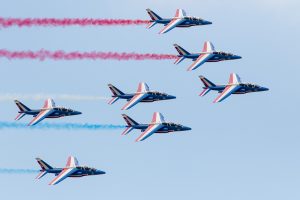 Alpha Jets van de Patrouille de France © Leonard van den Broek