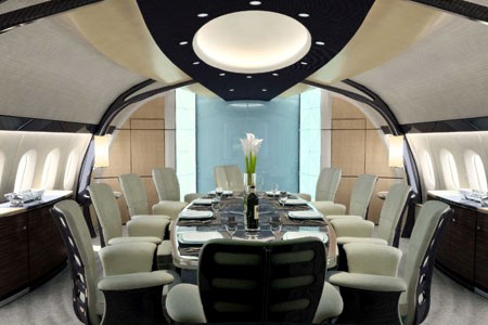 Het interieur van de BBJ-787. ©Boeing