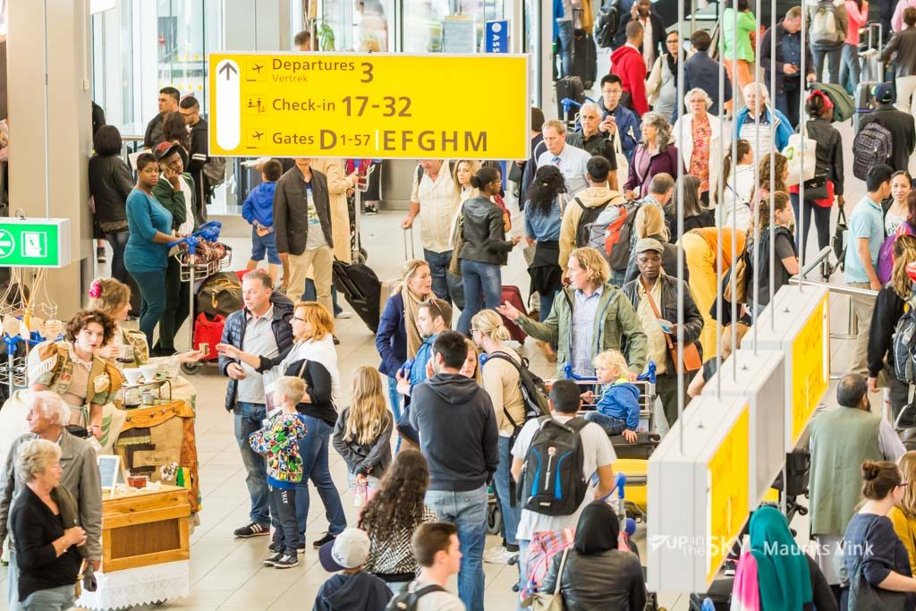 Schiphol haalt brons in juli