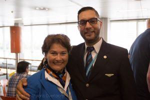 Taha Ben Moussa en Carola Masteling van travel & services KLM  (c) Joris Overtoom