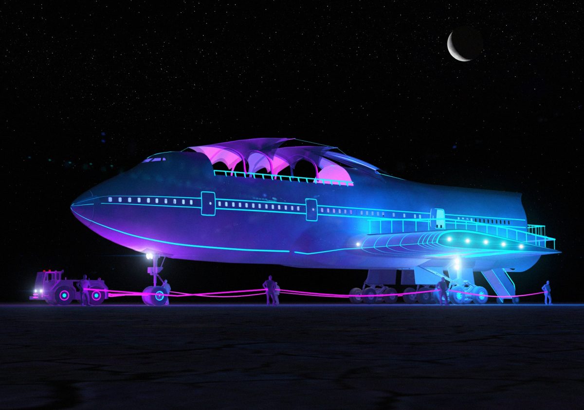 747 op Burning Man