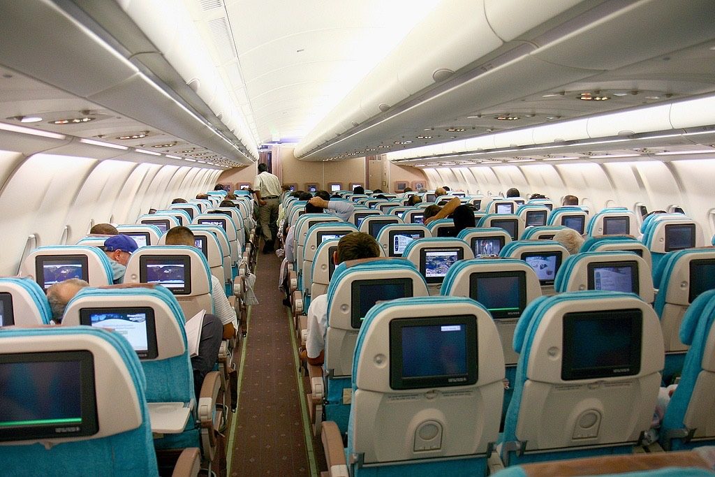 Interieur A330-200 van Turkish