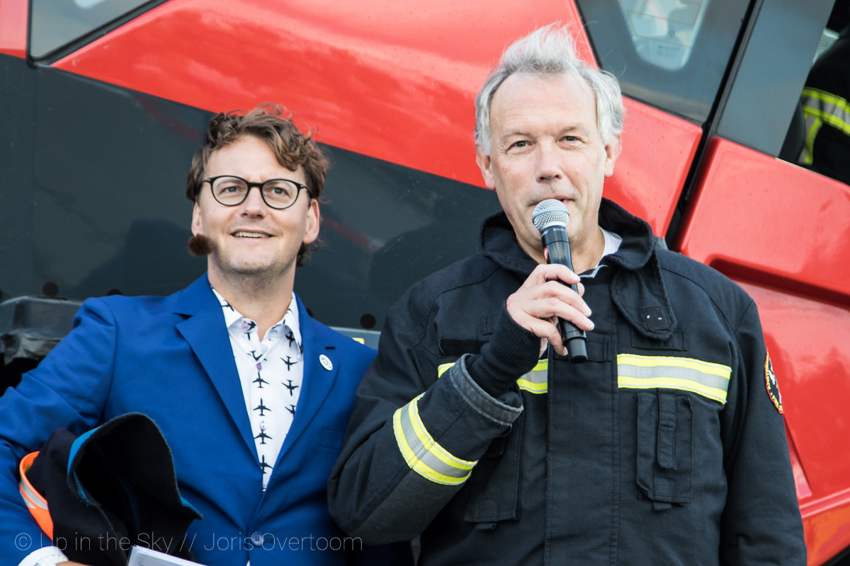 Schiphol-CEO Jos Nijhuis opende de demo