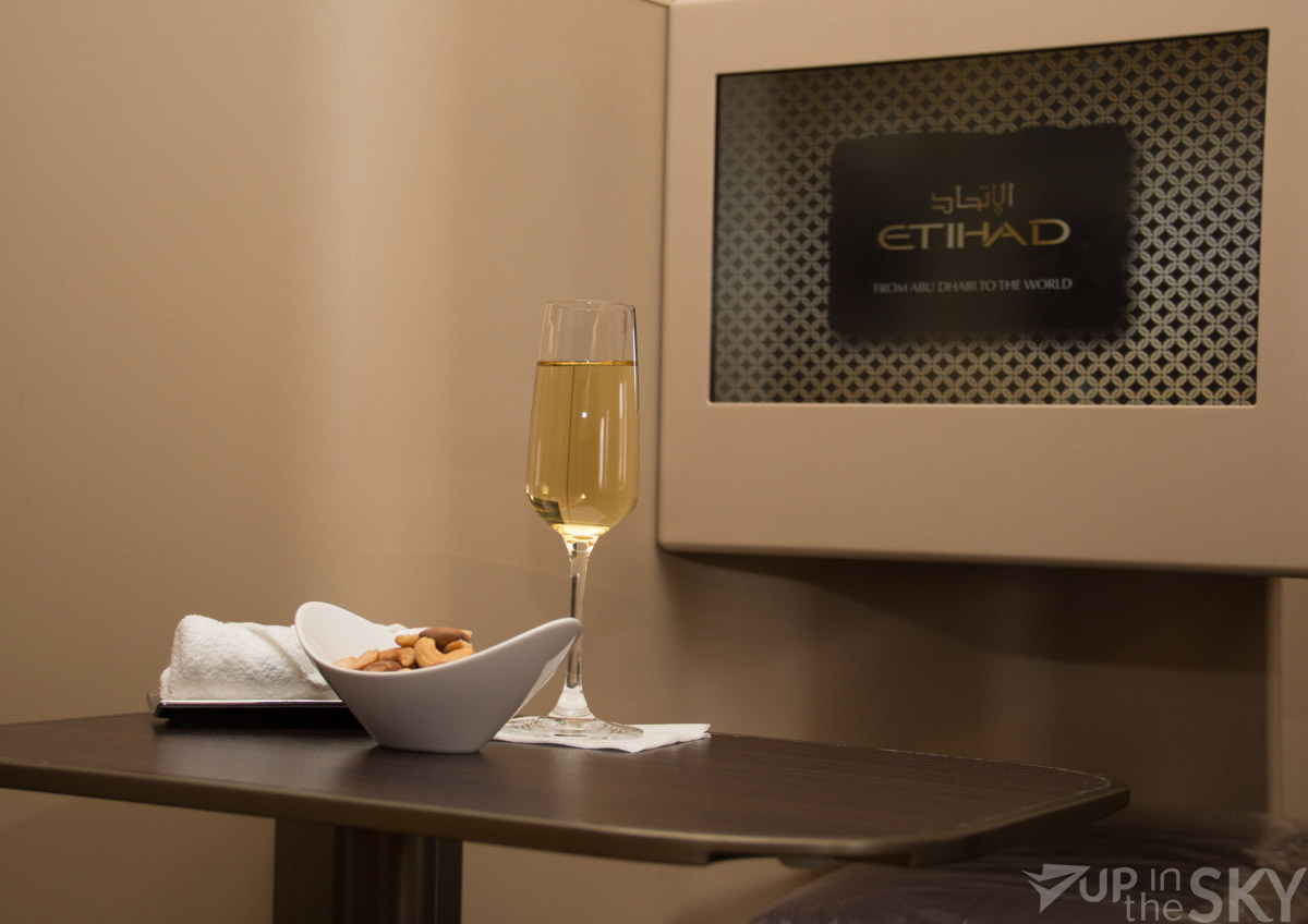 Champagne aan boord