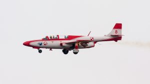 Een TS-11 Iskra van het 'Team Iskry' © Leonard van den Broek