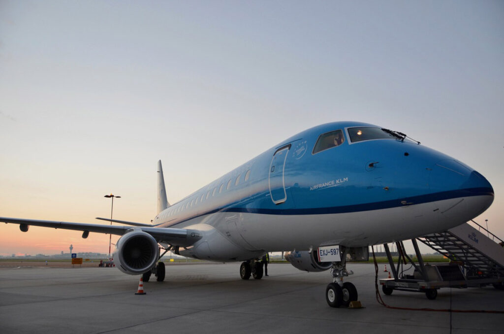 KLM wijst op andere manier van reizen