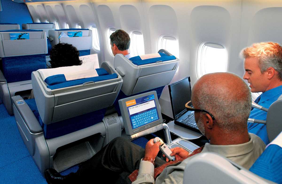 Oude business class ©KLM