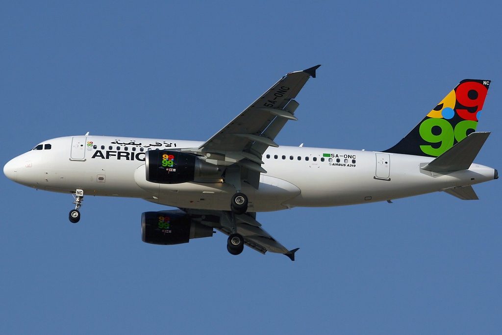 Schutter opent vuur op A319 van Afriqiyah Airways