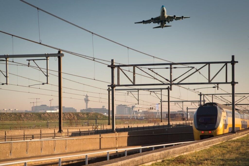 12% treinen Schiphol vertraagd