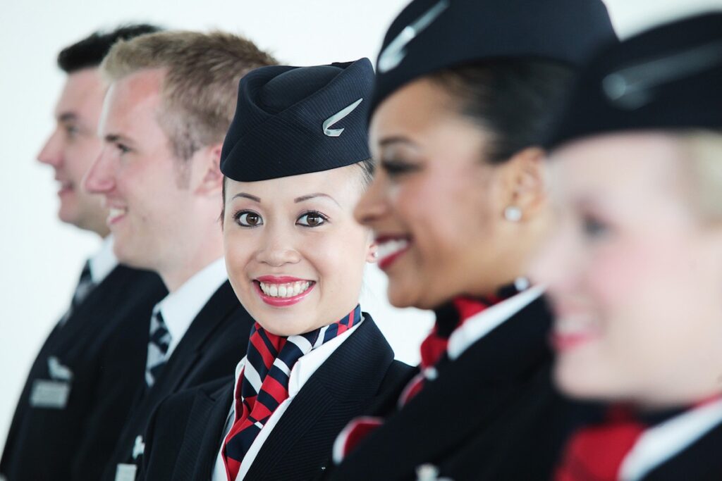 British Airways staking met kerst