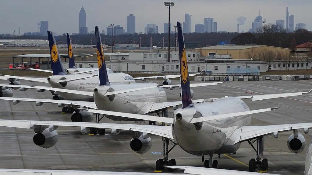 Lufthansa parkeert 130 vliegtuigen voor kerst