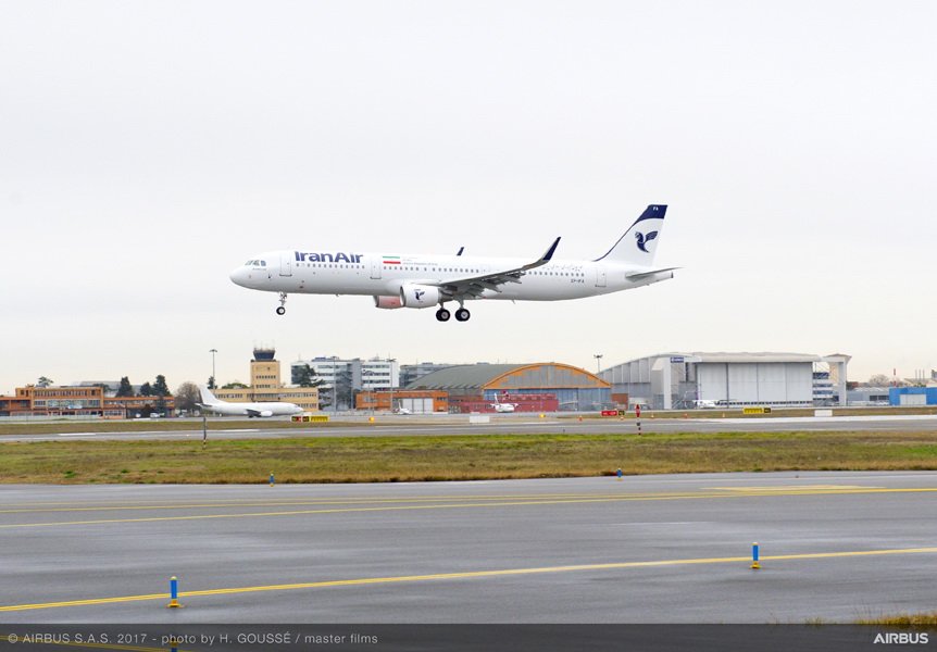 Iran Air neemt officieel eerste Airbus in ontvangst