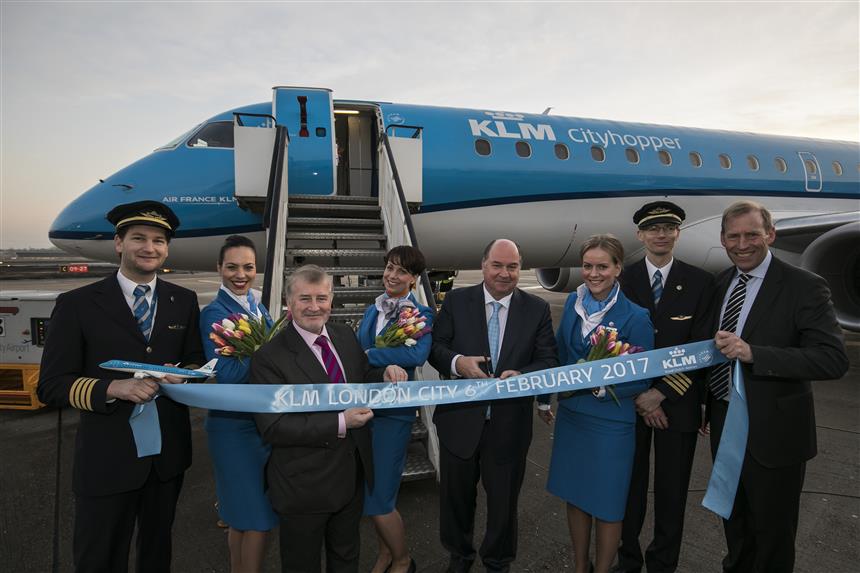Brexit deert London City en KLM niet