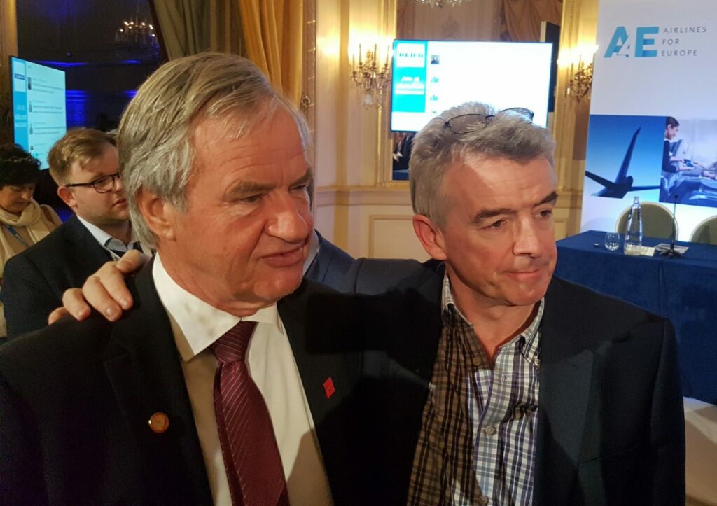 Geen verbindende vluchten tussen Ryanair en Norwegian