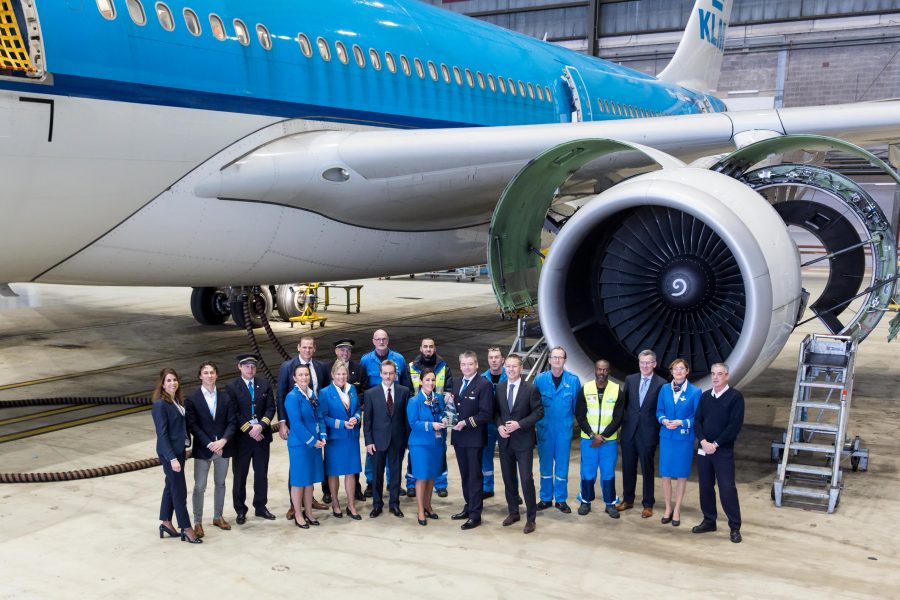 KLM ontvangt prijs voor meest punctuele netwerk