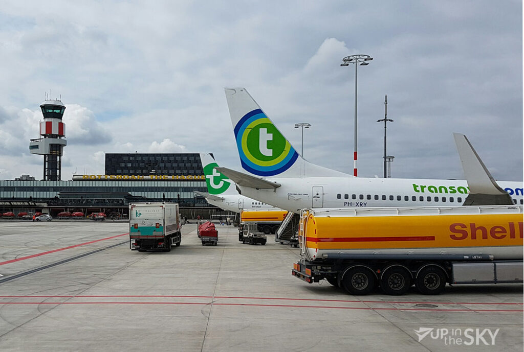 Transavia kiest voor biofuel van Rotterdam The Hague Airport