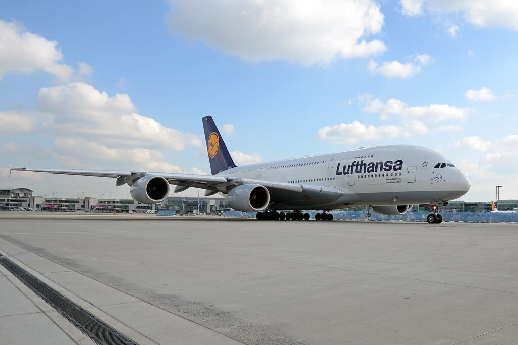Laatste Duitse A380 keert terug naar huis