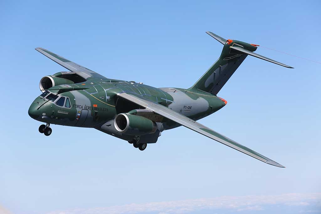 Embraer KC-390 sluit wereldtour af Embraer KC-390 first flight. /Embraer