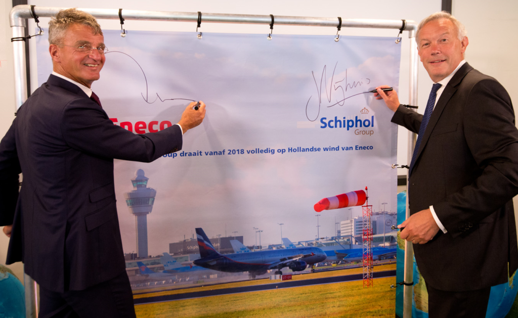 Schiphol volledig op Nederlandse wind