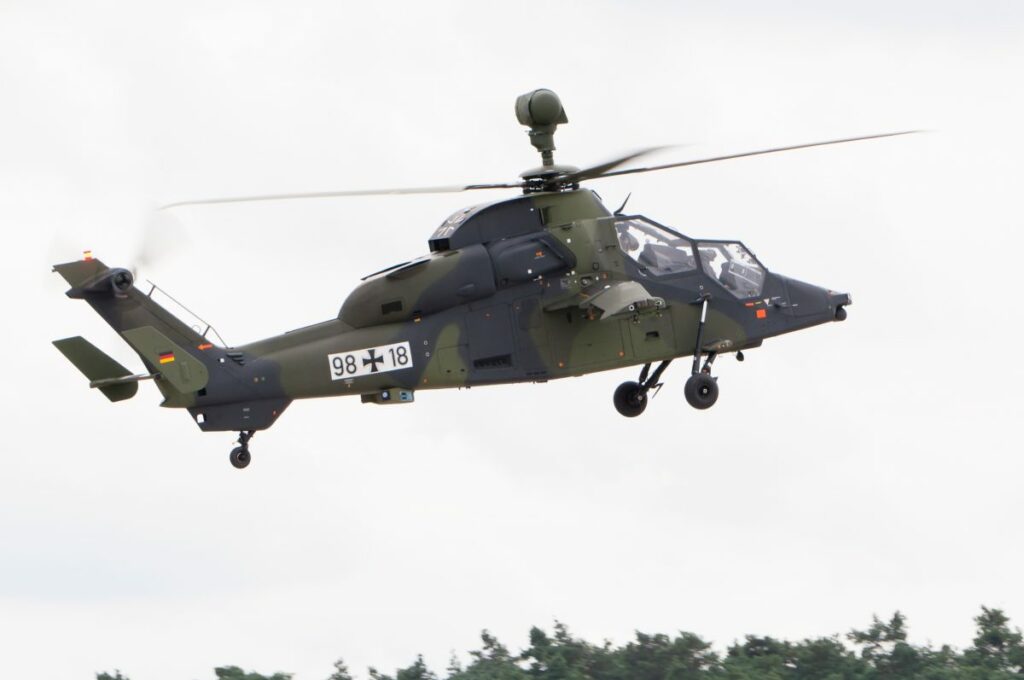 Een Tiger helikopter van de Duitse luchtmacht - ©Julian Herzog