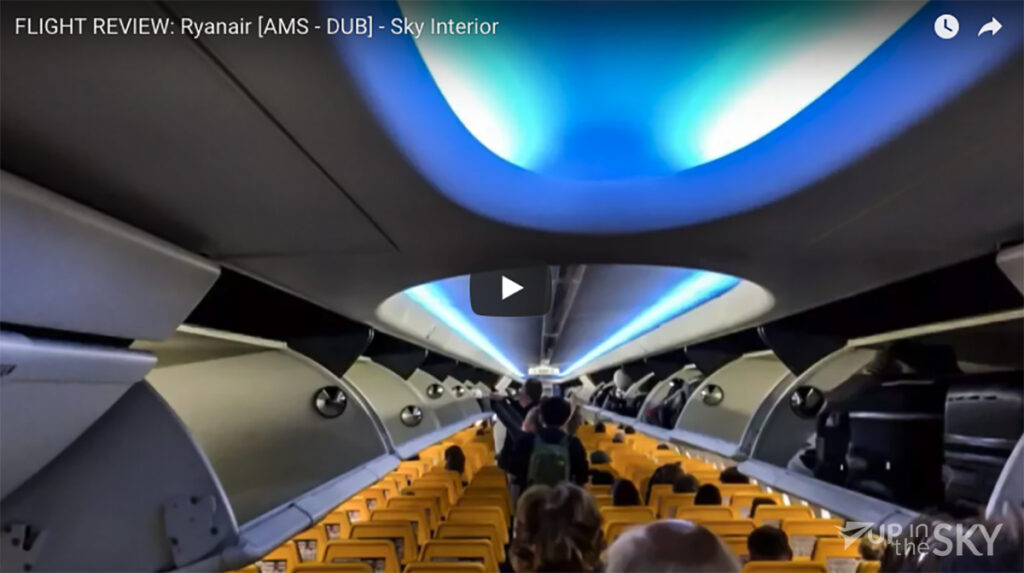 Flight Review: Ryanair 737 Sky Interior AMS-DUB | Video