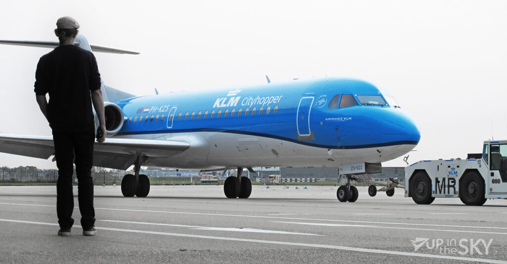 Laatste KLM Fokker 70-vlucht vanuit de cockpit – video