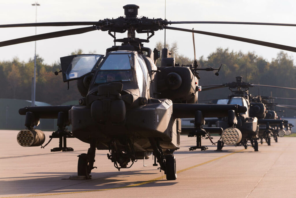 Amerikaanse helikopters tijdelijk op Vliegbasis Eindhoven