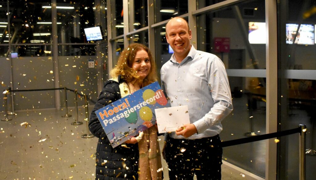 Nieuw passagiersrecord voor Groningen Airport