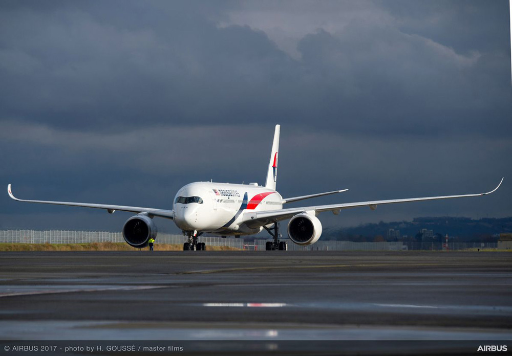 Malaysia maakt tweede bestemming A350 bekend