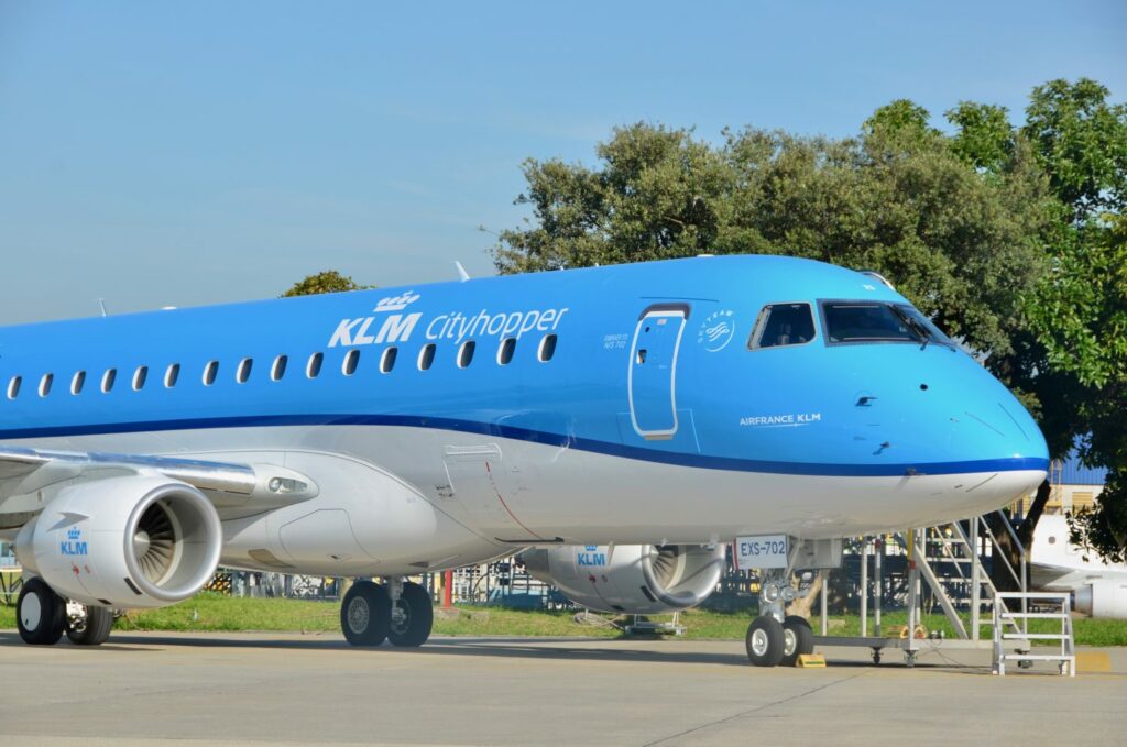 Drie nieuwe Embraers staan klaar voor KLM Cityhopper