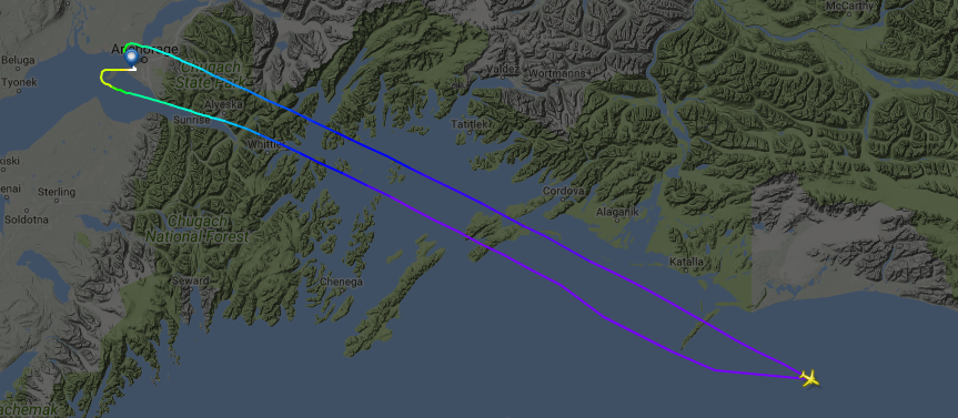 Alaska Airlines keert vlucht om vanwege naakte man