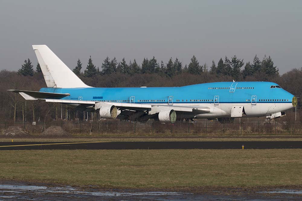 Onderdelen Boeing 747-400 van KLM te koop via veiling