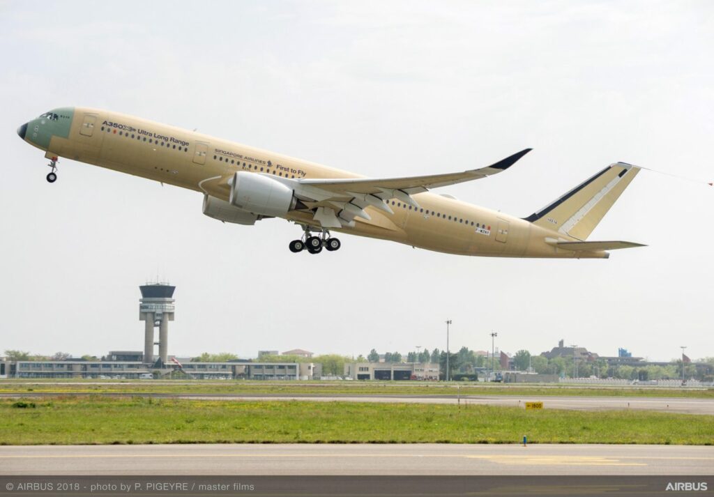 ‘Ultra Long Range’ versie van A350 maakt eerste vlucht