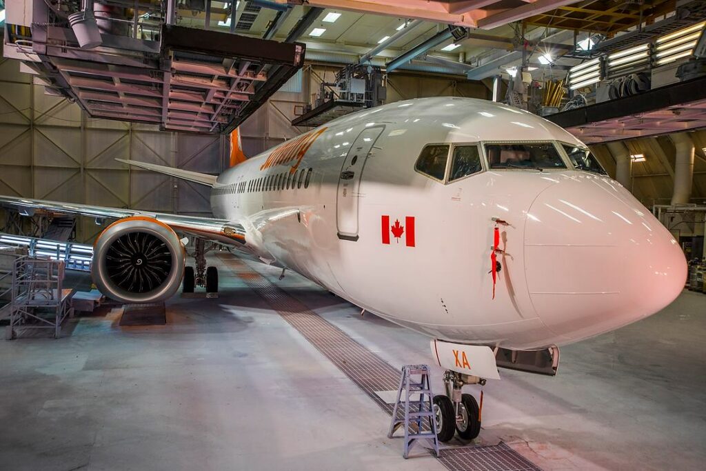 De eerste Boeing 737 MAX 8 voor Sunwing - ©Sunwing Airlines