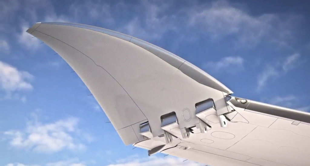 Opvouwbare wingtip