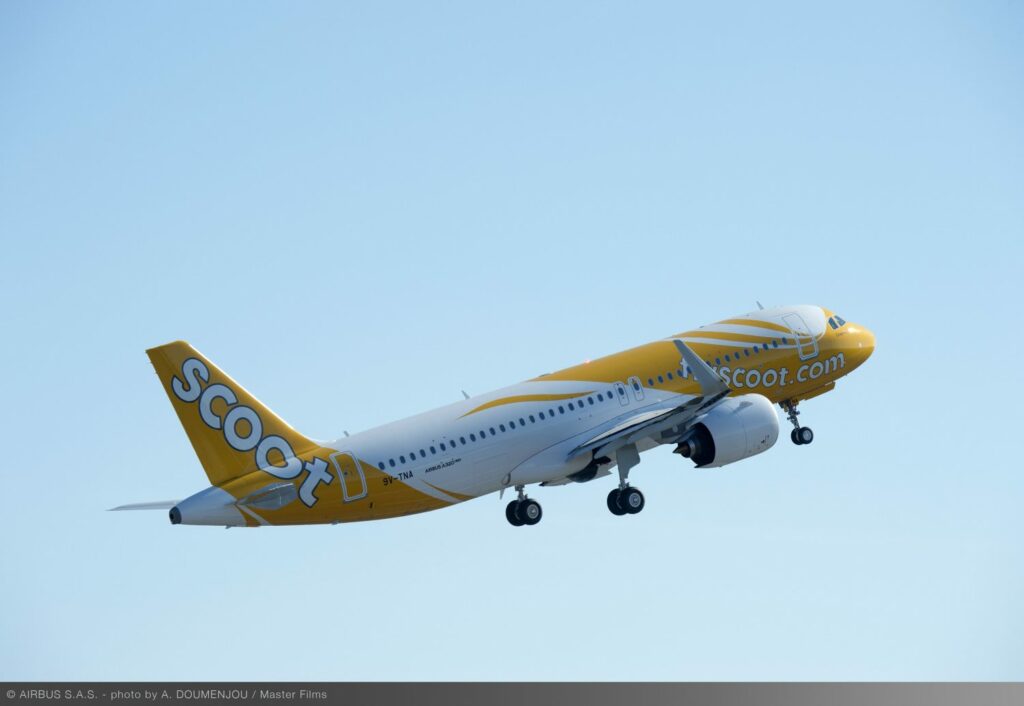 Eerste A320neo voor Singapore Airlines-dochter Scoot