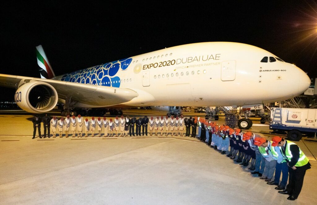 Eerste Schotse A380-lijnvlucht landt in Glasgow