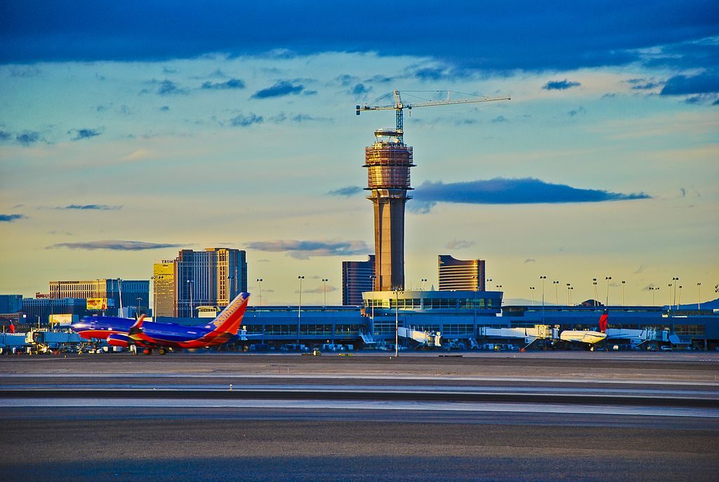 Luchtverkeersleider onwel aangetroffen in toren Las Vegas